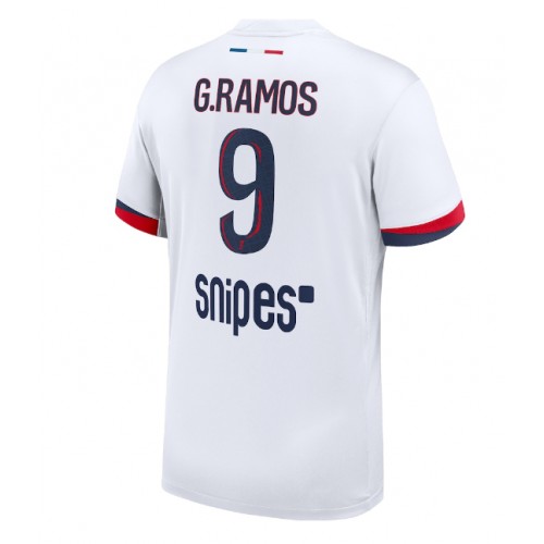 Stroje piłkarskie Paris Saint-Germain Goncalo Ramos #9 Koszulka Wyjazdowej 2025-26 Krótki Rękaw